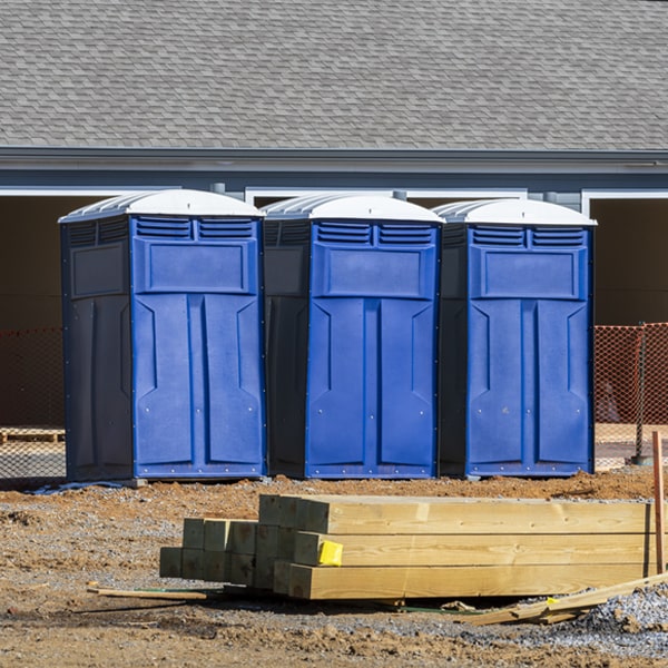 is there a specific order in which to place multiple porta potties in Hargill TX